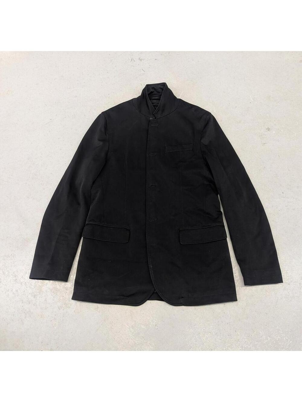 Dirk Bikkembergs Black Zip-Up Blazer Jacket Made in Italy